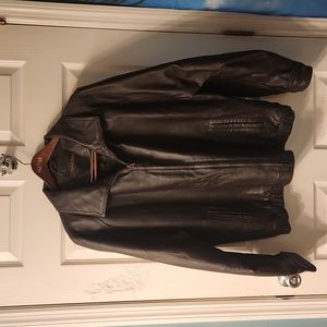 St John's Bay leather jacket size large